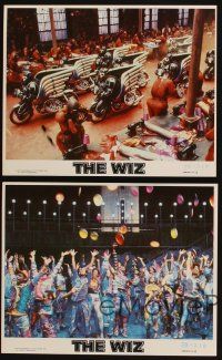 4p207 WIZ 4 8x10 mini LCs '78 cool production scenes from this version of The Wizard of Oz!