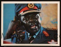 4p239 AMIN THE RISE & FALL presskit w/ 1 color still '81 Joseph Olita as maniac Idi Amin!
