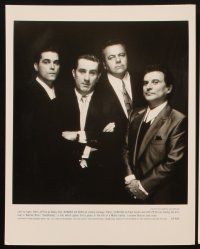 4p281 GOODFELLAS presskit w/ 4 stills '90 Robert De Niro, Joe Pesci, Ray Liotta, Scorsese classic!