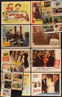 4r089 LOT OF 23 LOBBY CARDS '40s-60s great images from a variety of different movies!