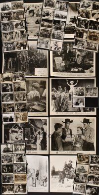 4r138 LOT OF 59 STILLS '40s-70s Joan Crawford, Errol Flynn, Charlton Heston, Mitchum & more!