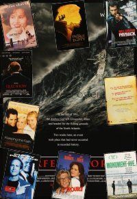4r298 LOT OF 43 UNFOLDED DOUBLE-SIDED ONE-SHEETS '94 - '04 Perfect Storm, Payback & more!