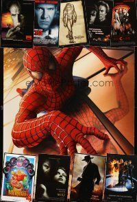 4r300 LOT OF 40 UNFOLDED DOUBLE-SIDED ONE-SHEETS '89 - '05 Spider-Man, Wolf, Eastwood & more!