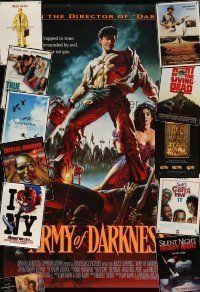 4r318 LOT OF 40 UNFOLDED MOSTLY VIDEO ONE-SHEETS '72 - '99 Army of Darkness, Office Space & more!