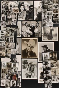 4r350 LOT OF 75 WESTERN STARS 8X10 REPROs '80s Roy Rogers, Gene Autry, Hopalong Cassidy & more!