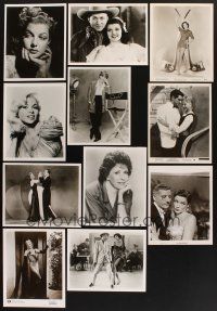 4r361 LOT OF 11 8X10 REPRO STILLS OF FEMALE STARS '80s Ann Sheridan, Diana Dors & more!