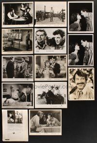 4r176 LOT OF 13 ROCK HUDSON 8X10 STILLS '50s-80s great images of the actor in different roles!