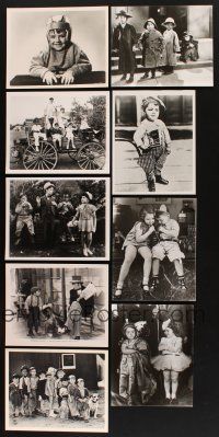4r363 LOT OF 9 SPANKY McFARLAND/OUR GANG 8X10 REPROs '80s great images of the child star!
