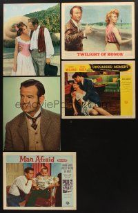 4r098 LOT OF 5 LOBBY CARDS '56 - '69 Hello Dolly, Twilight of Honor, Doctor Dolittle & more!
