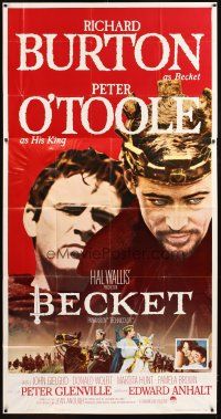 4s565 BECKET 3sh '64 Richard Burton in the title role, Peter O'Toole as his king!