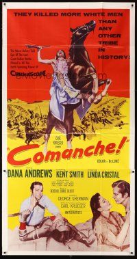 4s609 COMANCHE int'l 3sh R60s Dana Andrews, Linda Cristal, they killed more white men than any other