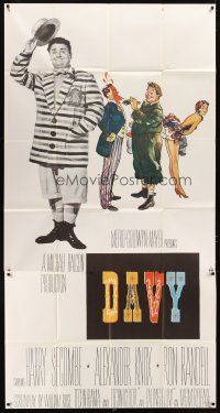 4s621 DAVY 3sh '57 wacky Harry Secombe, sexy Susan Shaw, English Ealing comedy!