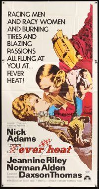 4s637 FEVER HEAT 3sh '68 racing men, racy women, burning tires & blazing passions flung at you!