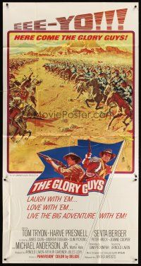 4s654 GLORY GUYS 3sh '65 Sam Peckinpah, riding hell-bent for the big brawl, epic battle art!