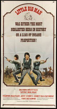 4s697 LITTLE BIG MAN int'l 3sh '71 Dustin Hoffman is the most neglected hero in history, Arthur Penn