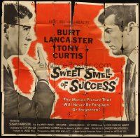 4s305 SWEET SMELL OF SUCCESS 6sh '57 Burt Lancaster as J.J. Hunsecker,Tony Curtis as Sidney Falco
