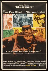 4s124 BARQUERO Argentinean '70 Warren Oates, Lee Van Cleef with gun, western gunslinger action!