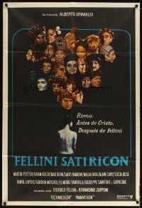 4s151 FELLINI SATYRICON Argentinean '70 Federico's Italian cult classic, Rome before Christ!