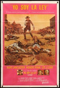 4s173 LAWMAN Argentinean '71 Burt Lancaster, Robert Ryan, Lee J. Cobb, directed by Michael Winner!