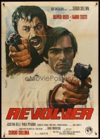 4s338 REVOLVER Italian 1p '73 completely different art of Reed & Testi by Enzo Nistri!