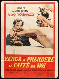 4s355 COME HAVE COFFEE WITH US Italian 1p '71 Ugo Tognazzi, Francesca Romana Coluzzi, sexy Mos art