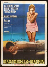 4s432 MADAMIGELLA DI MAUPIN Italian 1p '66 Bolognini, art of sexy Spaak & Hossein by Fiorenzi!