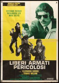 4s533 YOUNG VIOLENT DANGEROUS Italian 1p '76 Romolo Guerrieri's Liberi armati pericolosi!