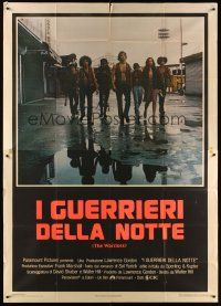 4s109 WARRIORS Italian 2p '79 Walter Hill, different image of the armies of the night!
