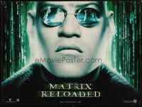 4t350 MATRIX RELOADED teaser British quad '03 Laurence Fishburne as Morpheus!