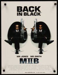 4t451 MEN IN BLACK II French 15x21 '02 great image of Tommy Lee Jones & Will Smith!