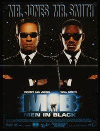 4t450 MEN IN BLACK French 15x21 '97 Will Smith & Tommy Lee Jones close-up!