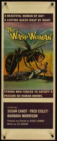 4t138 WASP WOMAN insert '59 most classic art of Roger Corman's lusting human-headed insect queen!