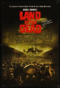 4t167 LAND OF THE DEAD DS 1sh '05 George Romero directed, mob of zombies!