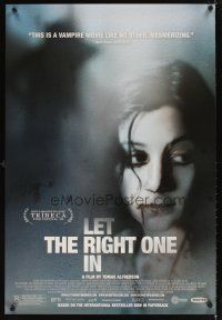 4t169 LET THE RIGHT ONE IN DS 1sh '08 Tomas Alfredson's Lat den ratte komma in, Kare Hedebrant!