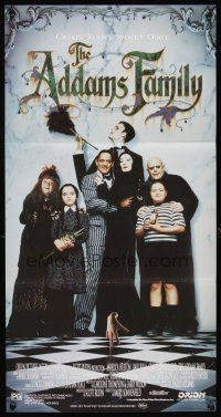 4w929 ADDAMS FAMILY Aust daybill '91 Raul Julia, Christina Ricci, Christopher Lloyd!