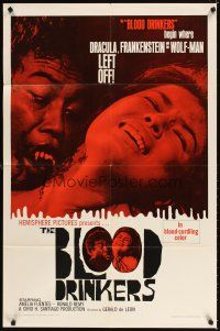 4w522 BLOOD DRINKERS 1sh '66 wild Filipino vampire horror begins where the classics leave off!
