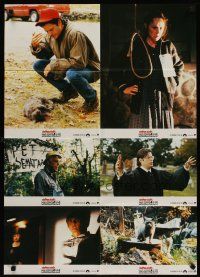 4w916 PET SEMATARY set 1 German LC poster '89 Stephen King, Fred Gwynne, Denise Crosby, horror!