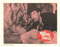 4w126 BILLY THE KID VS. DRACULA LC #3 '65 vampire John Carradine w/pretty sleeping Melinda Plowman