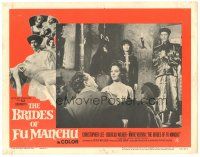 4w139 BRIDES OF FU MANCHU LC #1 '66 Asian villain Christopher Lee, better dead than wed!