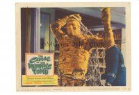 4w156 CURSE OF THE MUMMY'S TOMB LC '64 great close up of monster ripping off fishing net!