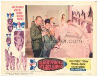 4w175 DR. GOLDFOOT & THE GIRL BOMBS LC #1 '66 Mario Bava, Vincent Price & sexy half-dressed babes!
