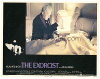 4w183 EXORCIST LC #3 '74 c/u Von Sydow & possessed Linda Blair, the power of Christ compels you!