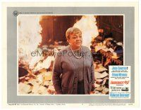 4w184 FAHRENHEIT 451 LC #6 '67 Francois Truffaut, Ray Bradbury, book woman watches them burn!
