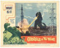 4w200 GODZILLA VS. THE THING LC #2 '64 great image of Gojira breathing fire by power lines!