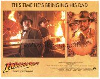 4w223 INDIANA JONES & THE LAST CRUSADE LC '89 c/u of Harrison Ford & Sean Connery tied to chair!