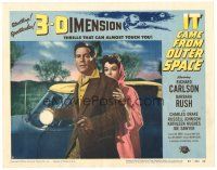 4w235 IT CAME FROM OUTER SPACE LC #8 '53 Jack Arnold 3-D sci-fi, scared Carlson & Rush by car!