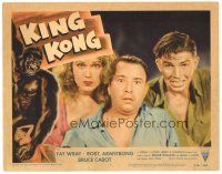 4w240 KING KONG LC #1 R56 best close up of Fay Wray, Robert Armstrong & Bruce Cabot!
