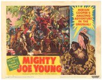 4w258 MIGHTY JOE YOUNG LC #7 '49 first Ray Harryhausen, great image of jungle natives in ritual!