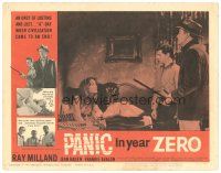 4w284 PANIC IN YEAR ZERO LC #1 '62 Ray Milland & Frankie Avalon look at Joan Freeman in bed!