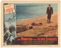 4w287 PHANTOM FROM 10,000 LEAGUES LC #8 '56 Kent Taylor finds two unconscious swimmers on beach!